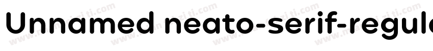 Unnamed neato-serif-regular字体转换